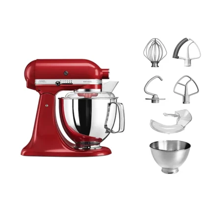 Robot artisan Rouge Empire 5KSM175PS avec accessoires supplémentaires Kitchenaid