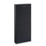 Meuble à chaussures KIBO 4 Compartiments, Noir Don Hierro – Image 5