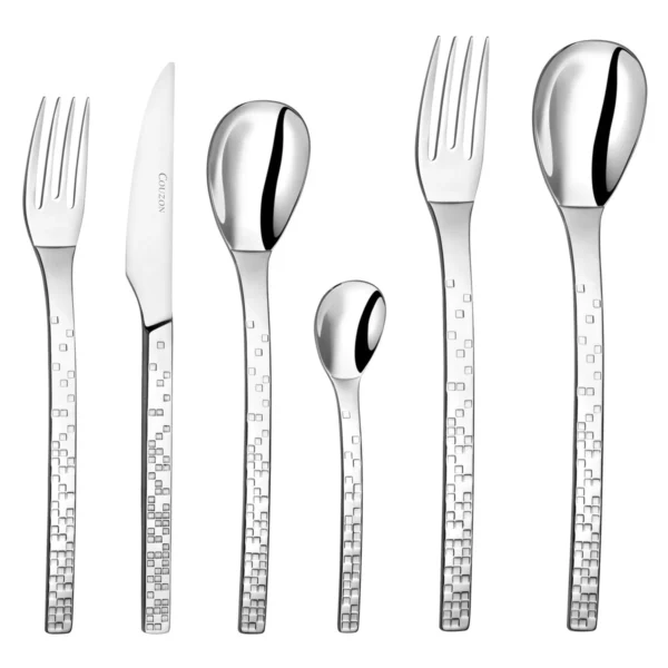 Pix'Elle 3D - Ménagère 50 pièces en coffre bois Couzon