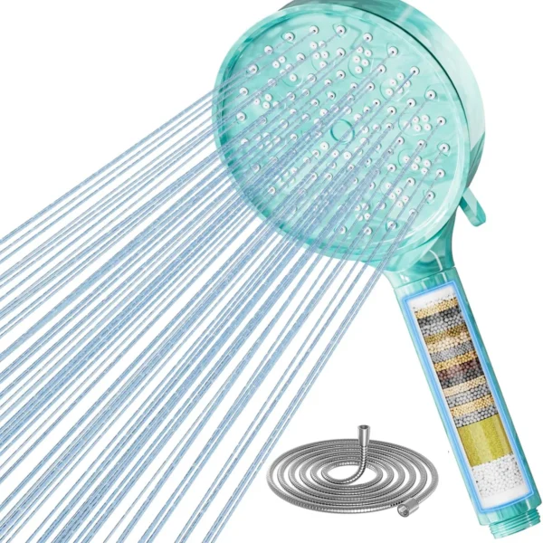 Pommeau de douche mural rond vert 2,0 GPM Vendos85