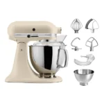 Robot artisan crème 5KSM175PS avec accessoires supplémentaires Kitchenaid