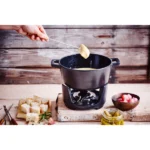 Service à fondue en fonte émaillée 8 personnes Nori 2 L noir Beka – Image 2