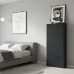 Meuble à chaussures KIBO 4 Compartiments, Noir Don Hierro – Image 4