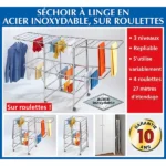 Séchoir à linge acier Mobile Wenko by Maximex – Image 3