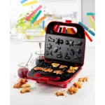 Gaufrier multifonctions 5 plaques 750 W Snack Party rouge Domo – Image 5