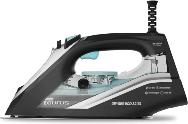 Fer à vapeur 3200 W Full Steam Energy – Noir Taurus White & Brown