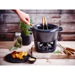 Service à fondue en fonte émaillée 8 personnes Nori 2 L noir Beka – Image 4