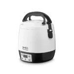 Lunch box électrique programmable 1,5 L 300 W blanc et noir Simeo – Image 4