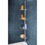 Étagère de douche télescopique acier inox 4 tablettes Wenko by Maximex – Image 4