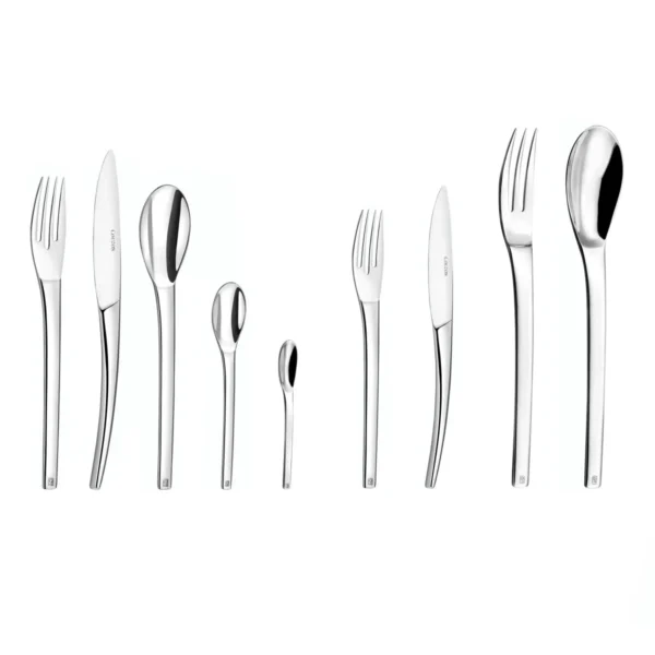 Neuvième Art - Ménagère 86 pièces en coffre bois Couzon