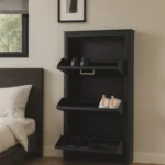 Meuble à chaussures KIBO 3 Compartiments, Noir Don Hierro – Image 6