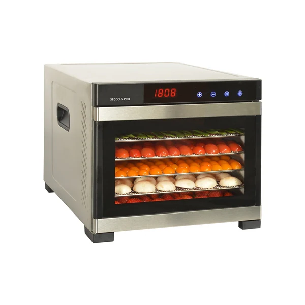 fe8300bd4a2247509f3f729cf4e31400_1200x1200_crop_center Déshydrateur inox 6 plateaux SECCO6PRO Kitchen Chef Professional