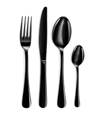 Clipper Noir - Ménagère 24 pièces Couzon