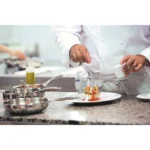 Batterie de cuisine 7 pièces tout inox Castel’Pro Cristel – Image 3