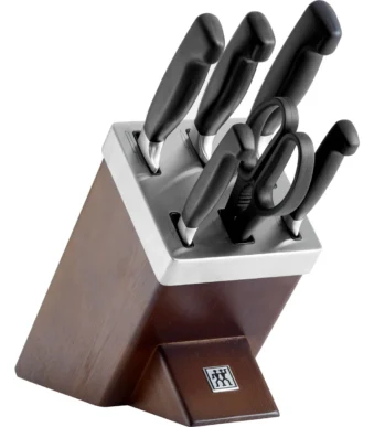 7-pcs, Bloc de couteaux, Brun Zwilling