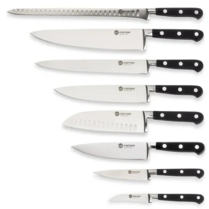 Lot 8 couteaux de cuisine Les Spécialistes Mathon