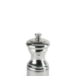 Mignonnette Moulin à sel manuel en métal argenté 10 cm. Peugeot