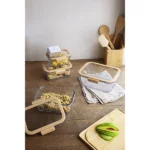 4 boîtes de conservation sous vide 460 ml, 800 ml, 1200 ml et 1900 ml et pompe sous vide Pebbly – Image 5