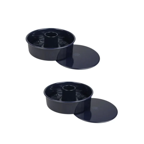 Ensemble de 2 Moules à manqué et savarin double fond 26 cm Dr. Oetker Back Liebe Dr. Oetker