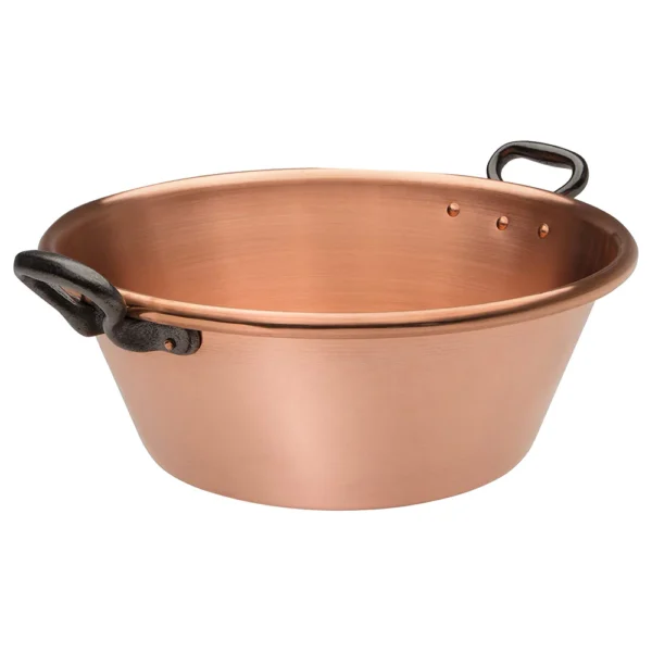 Bassine à confiture en cuivre 12 litres Baumalu