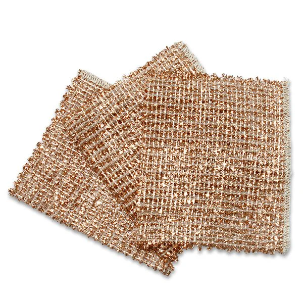 3 Lavettes éponges en cuivre Wenko by Maximex